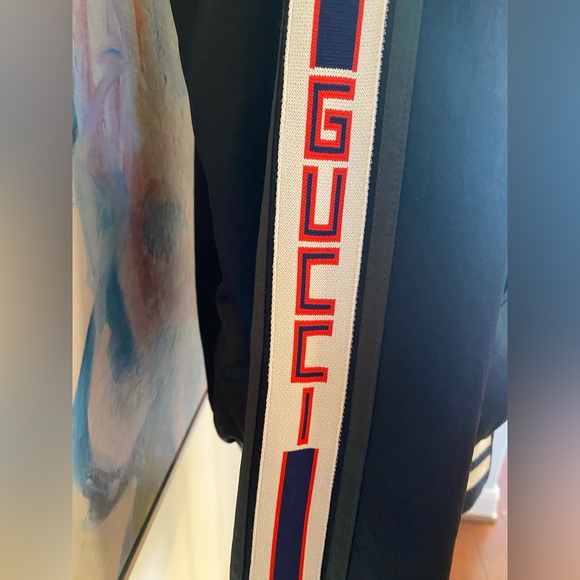 Gucci Reversible Bomber Jacket. Green/Red/Black.Unisex - Picture 7 of 16